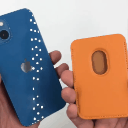 Magnetinis kortelių laikiklis telefonui