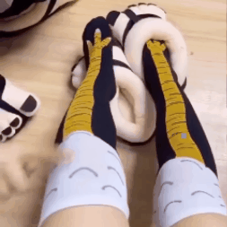 Juokingos ilgos kojinės