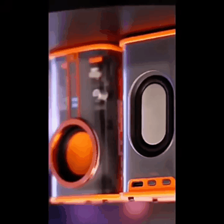 Cyberpunk stiliaus Bluetooth garsiakalbis