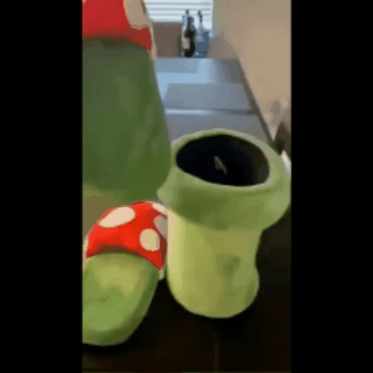 Super Mario musmirės šlepetės