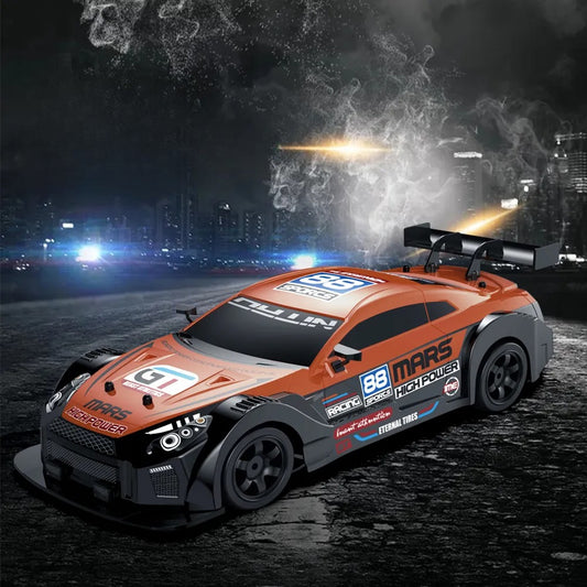 RC Drift Automobilis su LED Šviesomis ir Garų Efektu