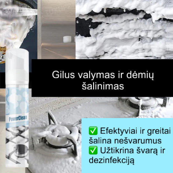 Naujoviškas putų valiklis \PowerClean\""