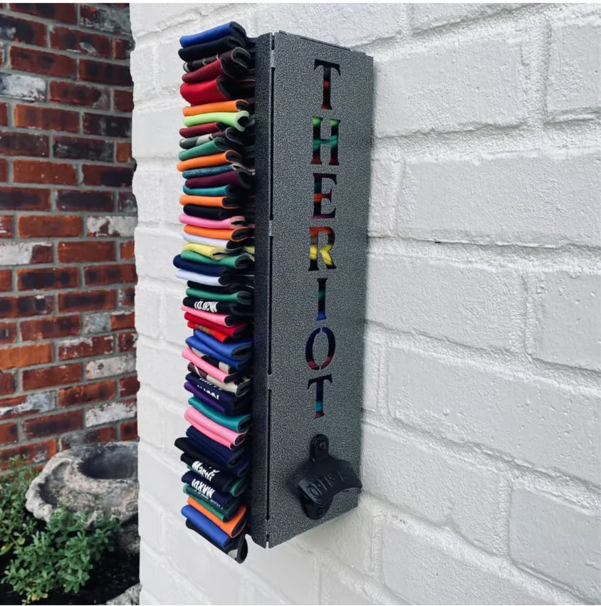 Gėrimų atidarytuvas su servetėlių laikymo talpa