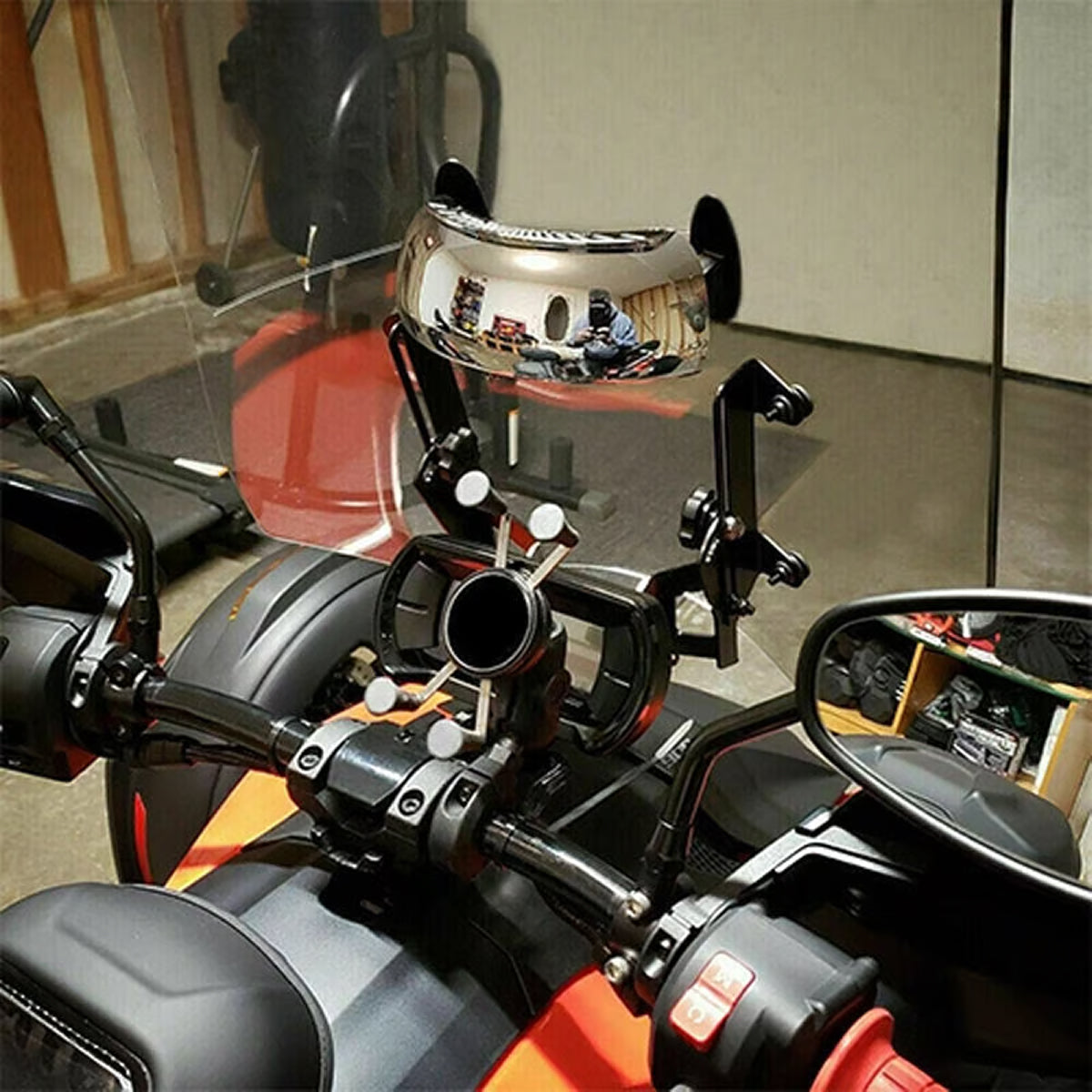 Plataus kampo veidrodėlis motociklams