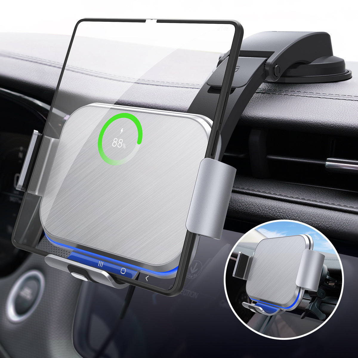Išmaniųjų įrenginių pakrovėjas automobiliui