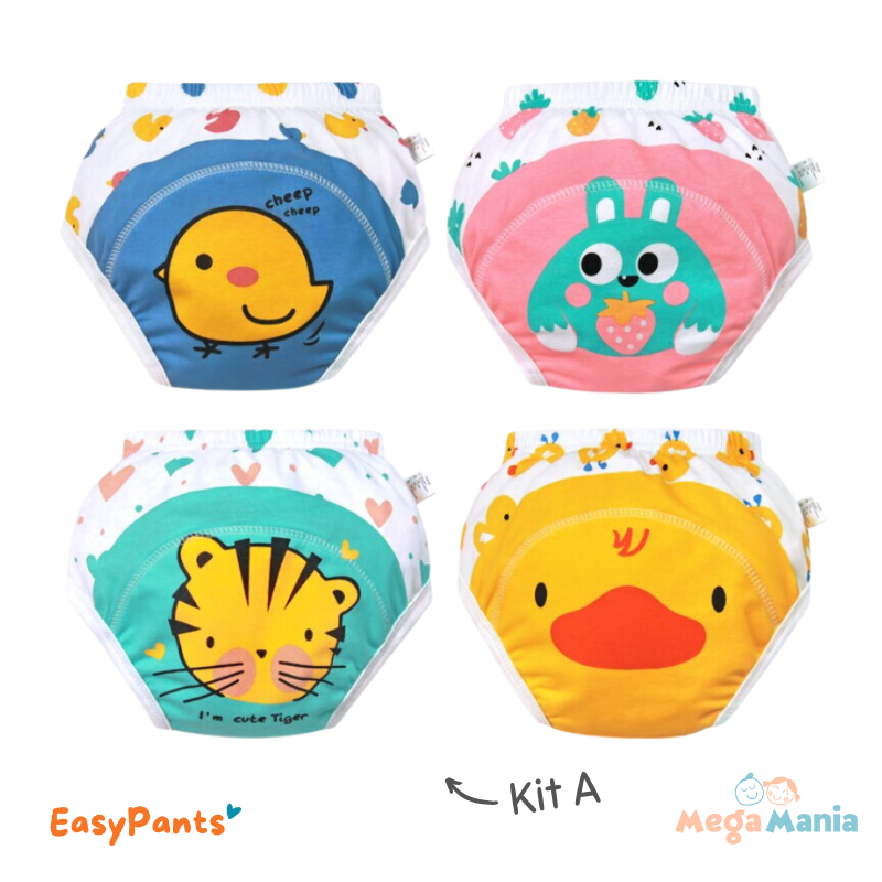 Daugkartinio naudojimo kelnaitės (4 vnt.)