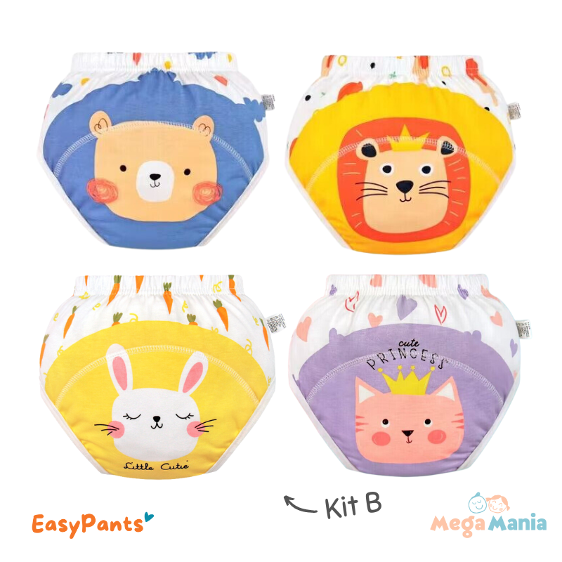 Daugkartinio naudojimo kelnaitės (4 vnt.)