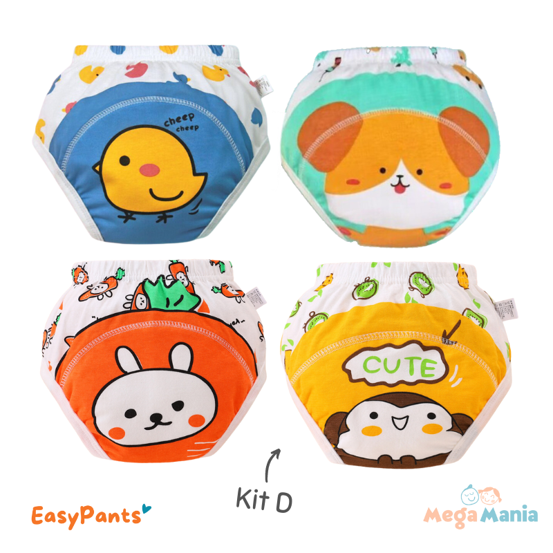 Daugkartinio naudojimo kelnaitės (4 vnt.)