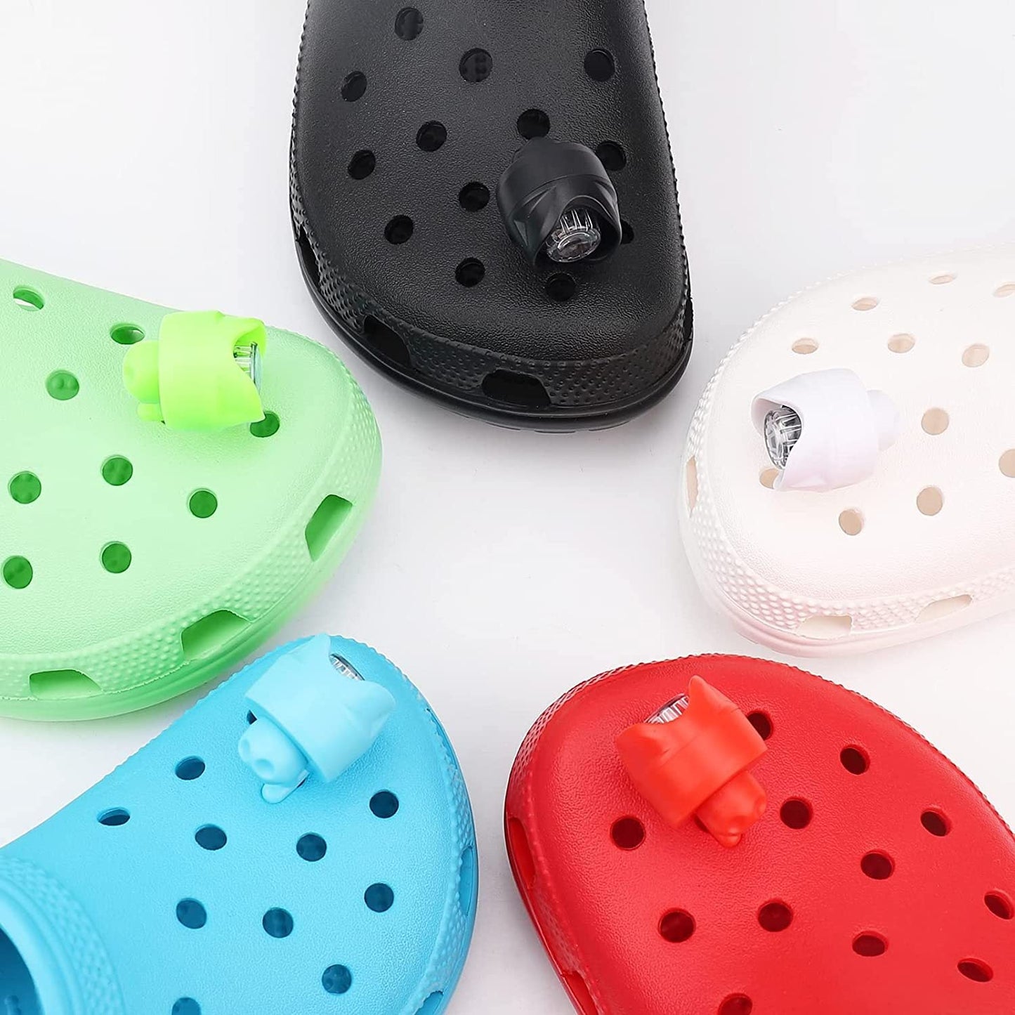 Mini švieselės kroksams (2 vnt.)