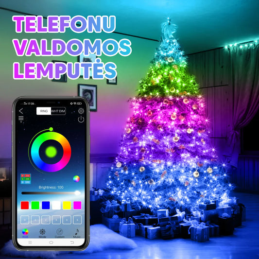 \SmartLED\" Telefonu valdomos lemputės"