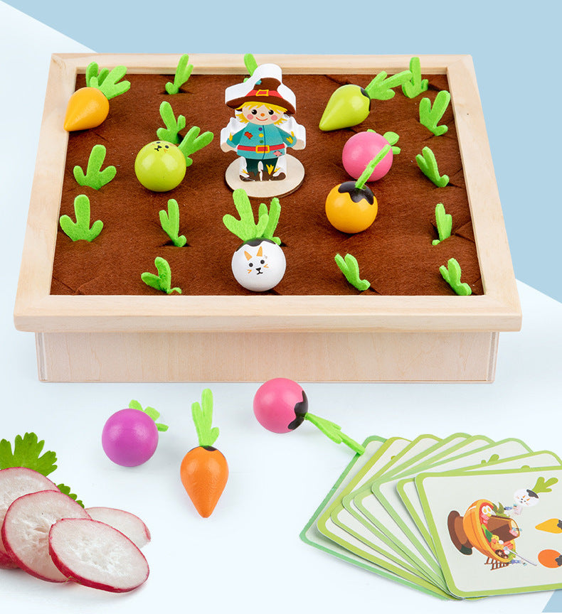 Atmintį lavinantis žaidimas - "Ūkininko daržas"