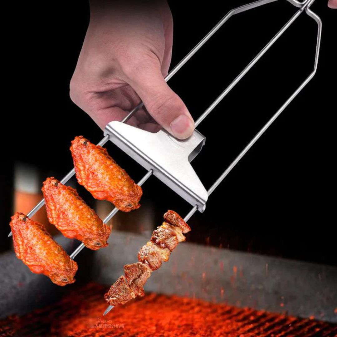 Trijų krypčių įrankis griliui \3-Way GrillSkewers\""