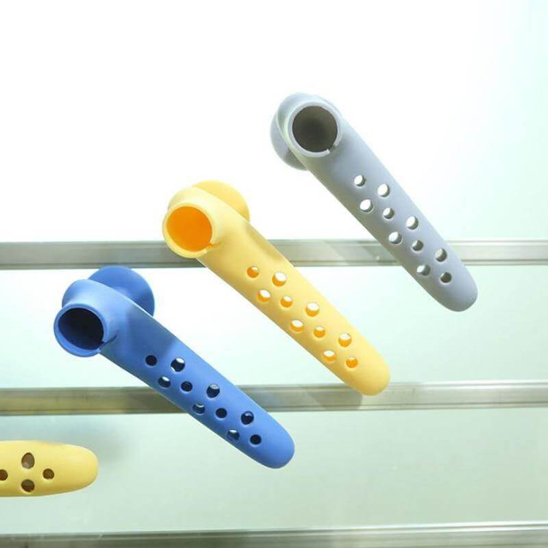 Durų stabdis tvirtinamas ant rankenos