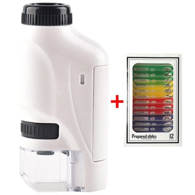 Vaikiškas nešiojamas mikroskopas