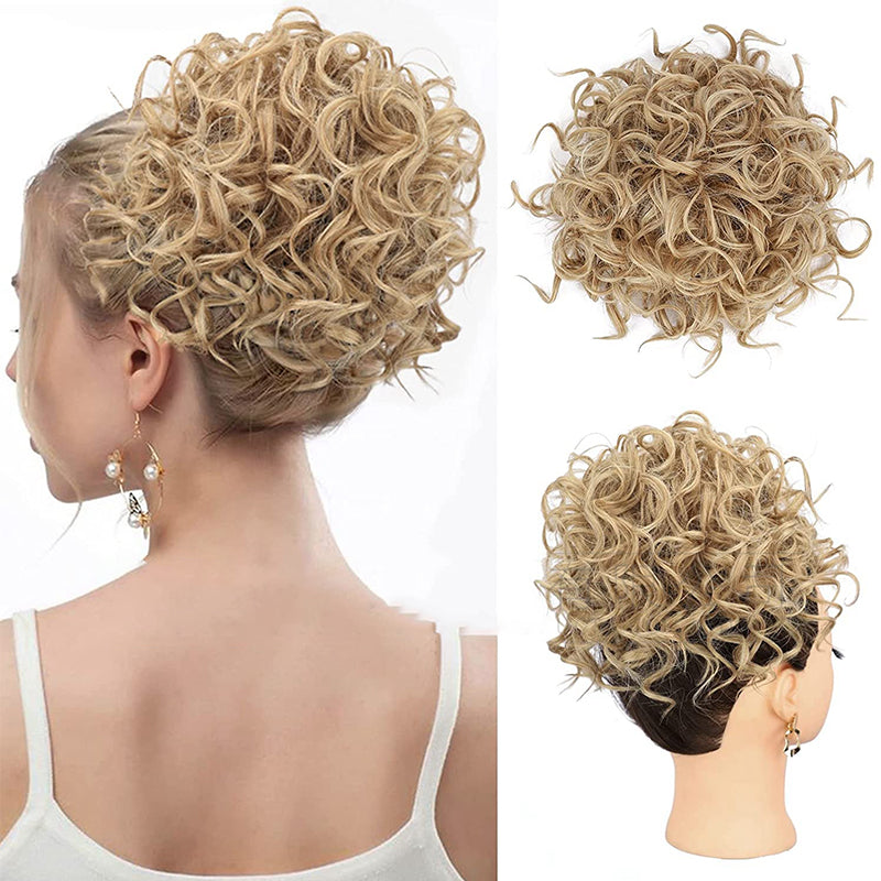 Prisegamas garbanotų plaukų kuodas