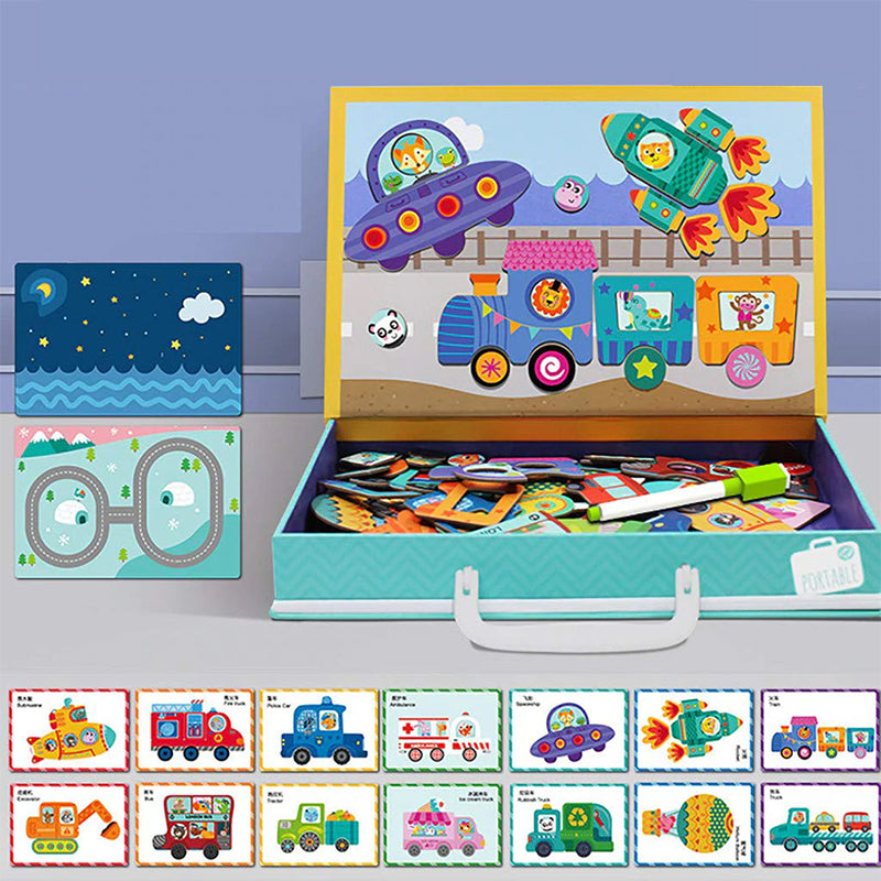 3D magnetinė edukacinė dėlionė