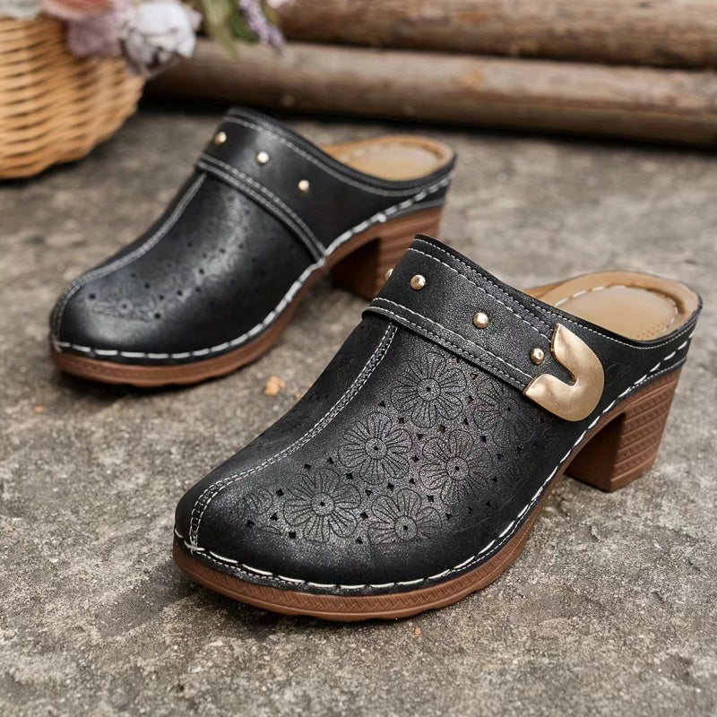 Moteriški įsiaunami uždari masyvūs sandalai