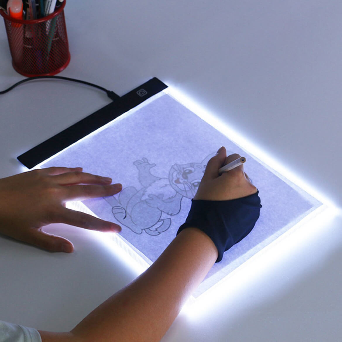 LED piešimo planšetė