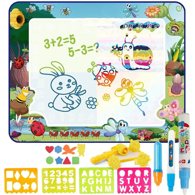 Magiškas vandens piešimo kilimėlis